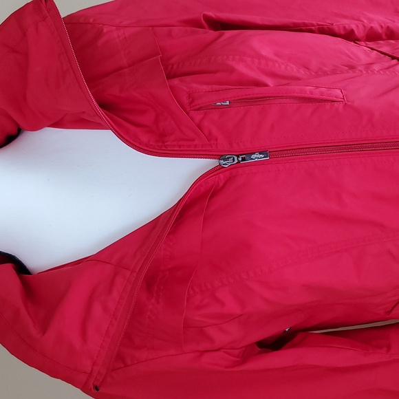 Cole Haan red rain jacket - Picture 4 of 15